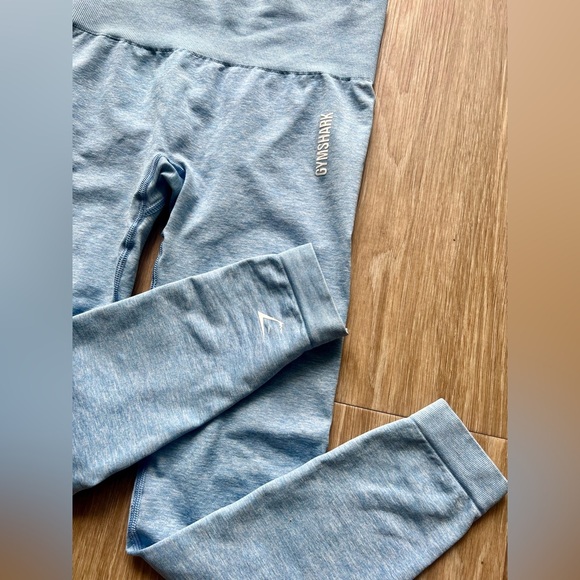 Gymshark Women’s Light Blue Leggings Size Small - Picture 1 of 6
